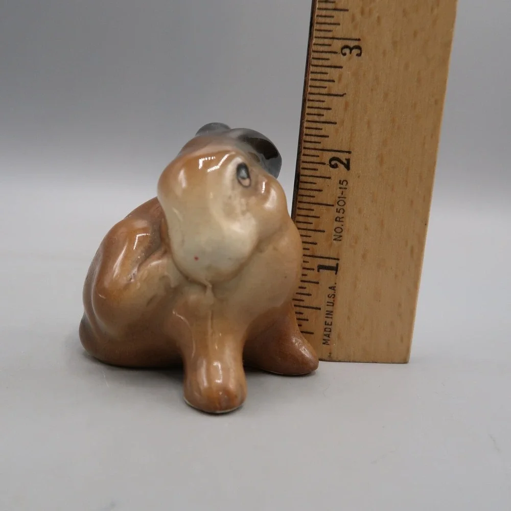 Beswick England Brown Bunny Rabbit Miniature Figurine 2 inch